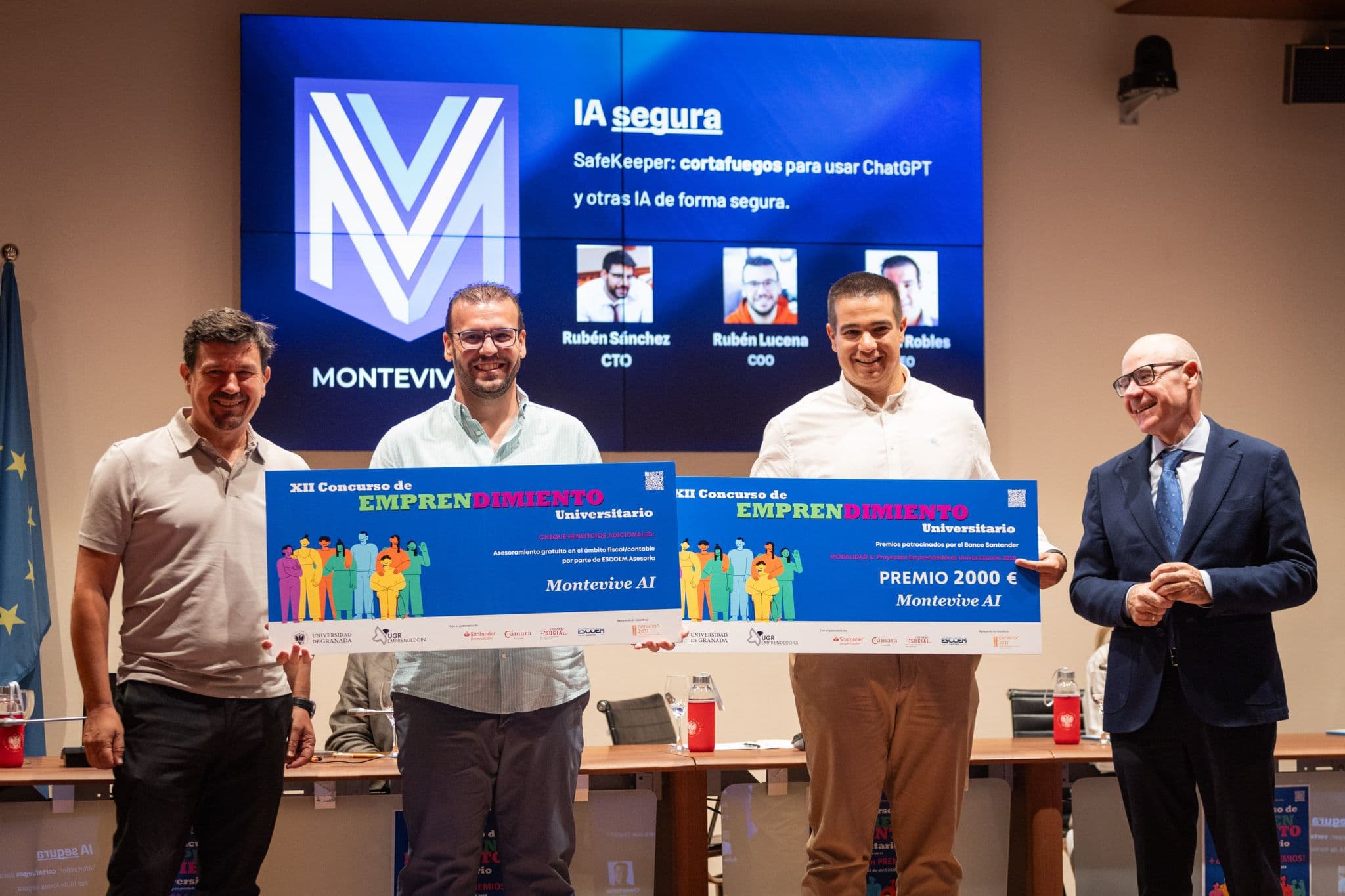 🏆 Montevive.AI: Premiada en el XII Concurso de Emprendimiento Universitario de UGR Emprendedora