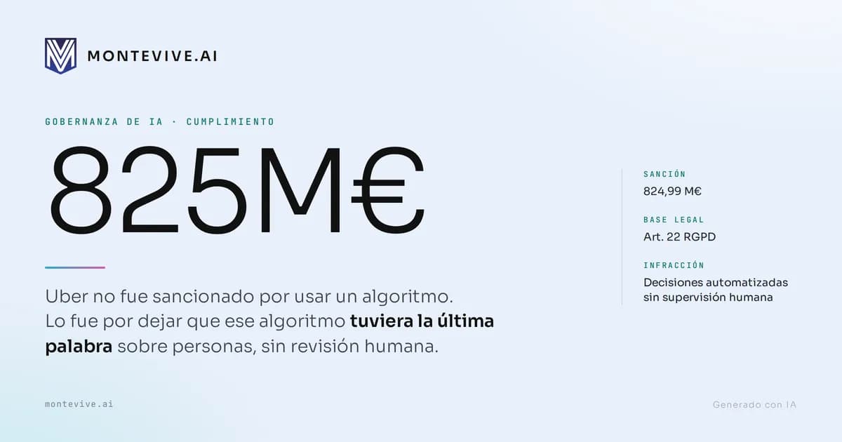 La multa de 900 millones que debería preocupar a cualquier empresa que use IA para decidir sobre personas